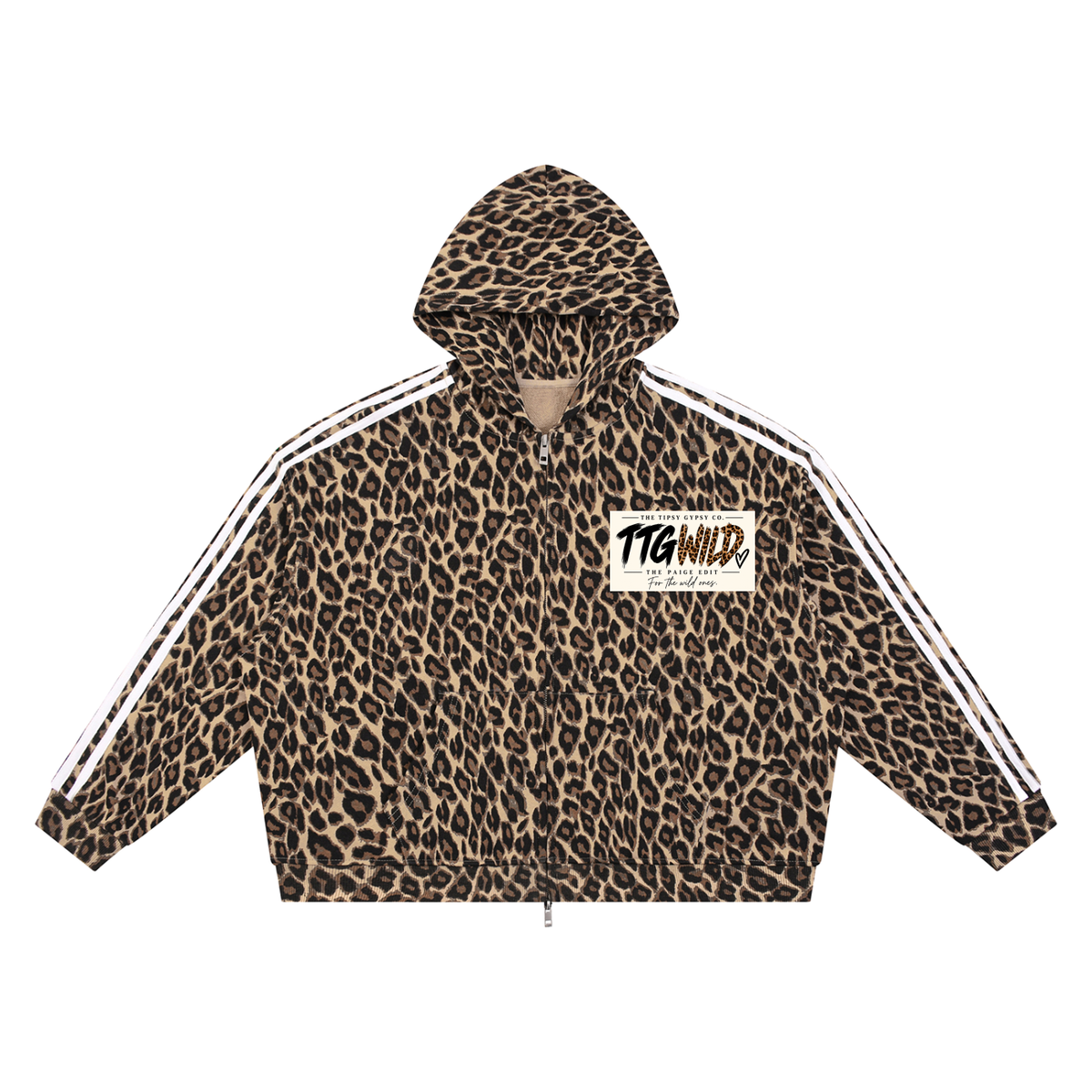 TTG Wild – Wild Side Leopard Zip Hoodie
