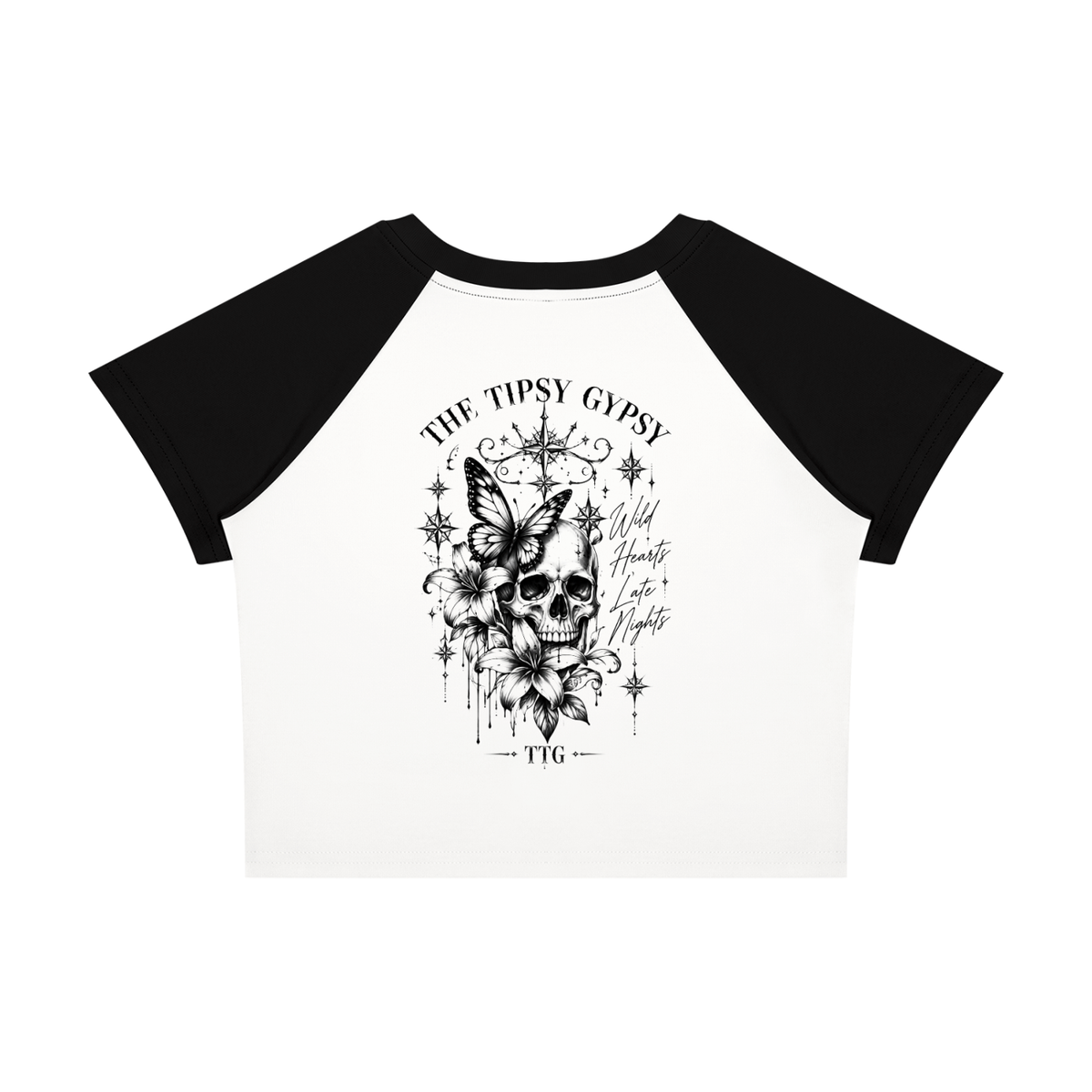 TTG Wild Hearts Baby Tee – Black