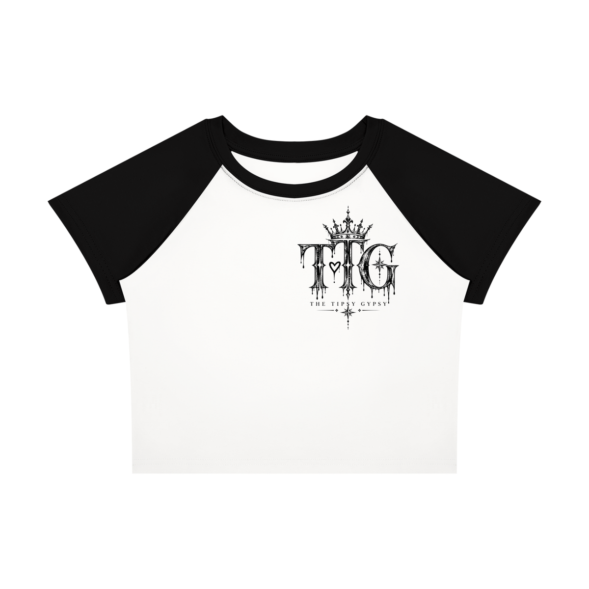 TTG Wild Hearts Baby Tee – Black