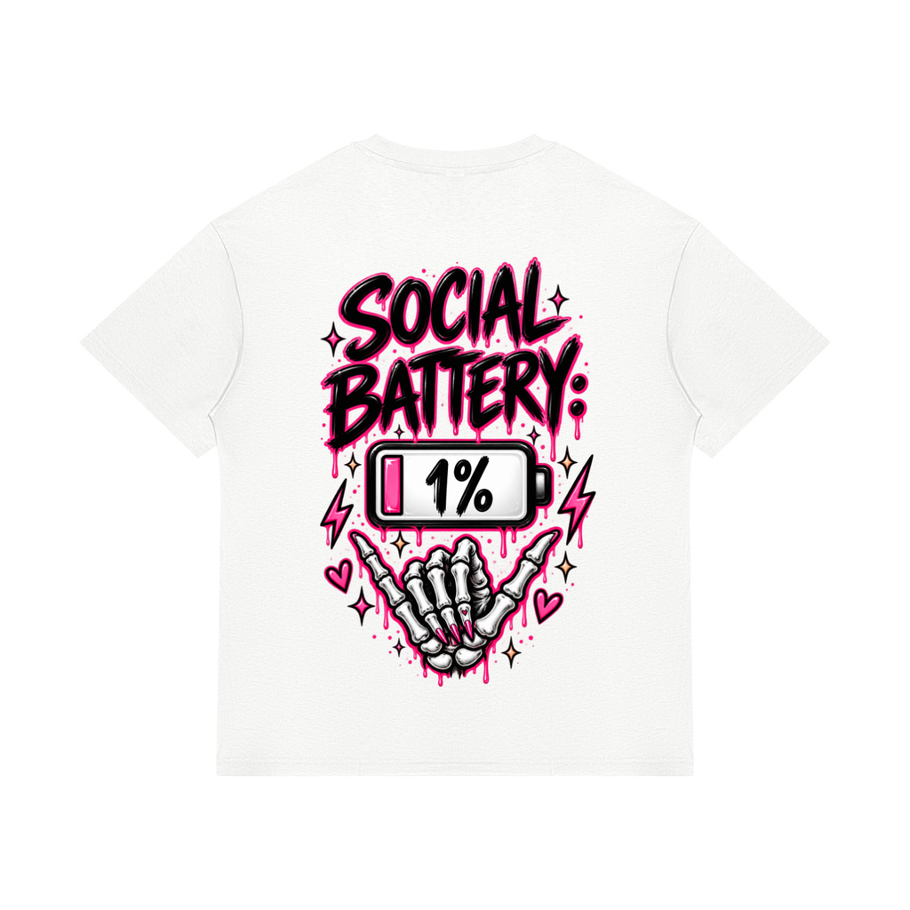 TTG Social Battery 1% Tee
