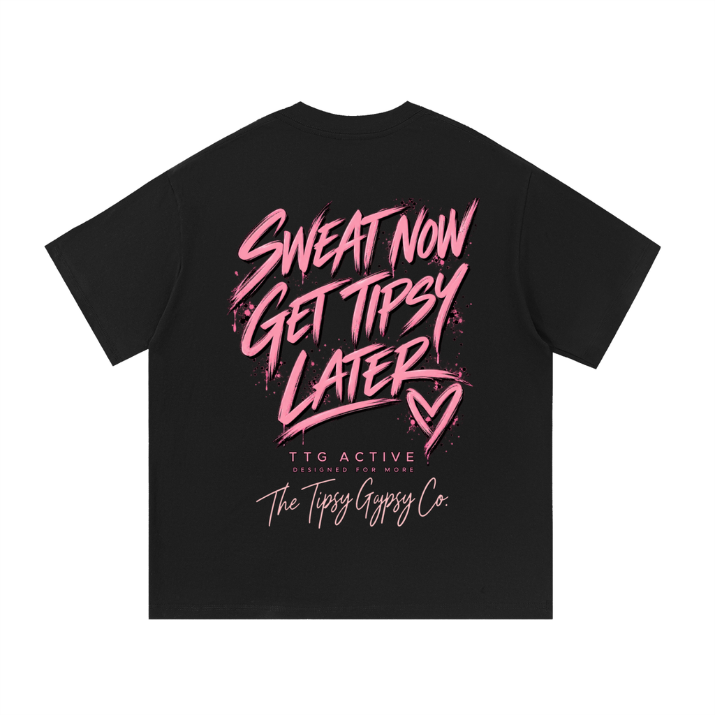 TTG Active – Tipsy Later Oversized Tee