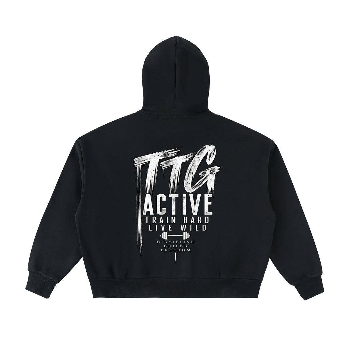 TTG Active — Train Hard Zip Hoodie