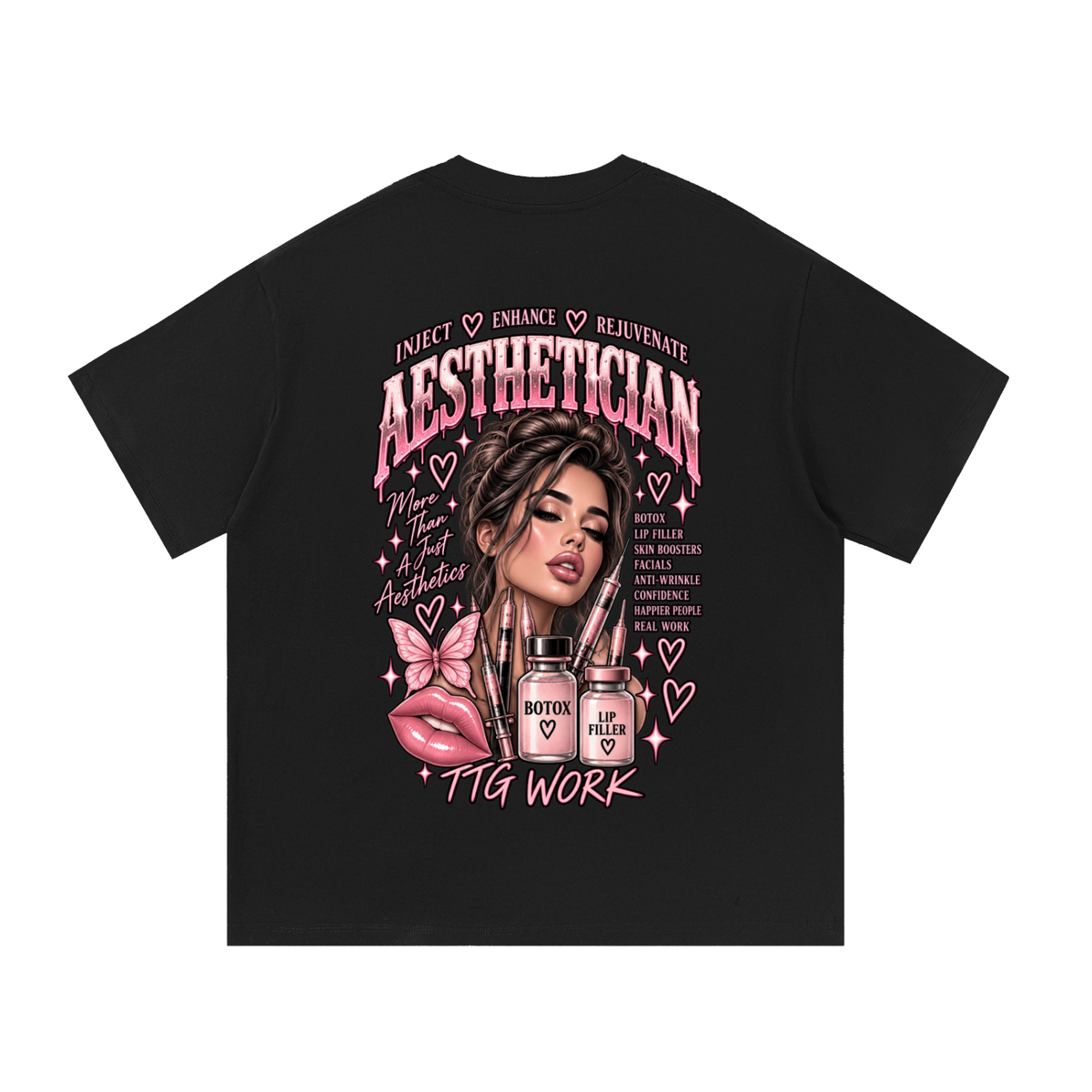 Inject & Enhance — Aesthetician Tee