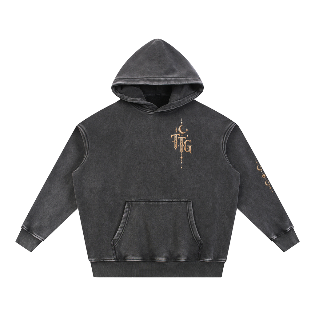 The Tipsy Gypsy Signature Snow Wash Fleece Oversize Hoodie