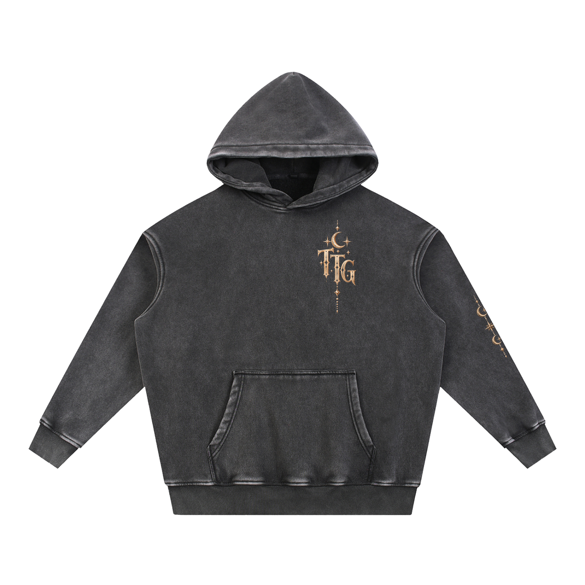 The Tipsy Gypsy Signature Snow Wash Fleece Oversize Hoodie