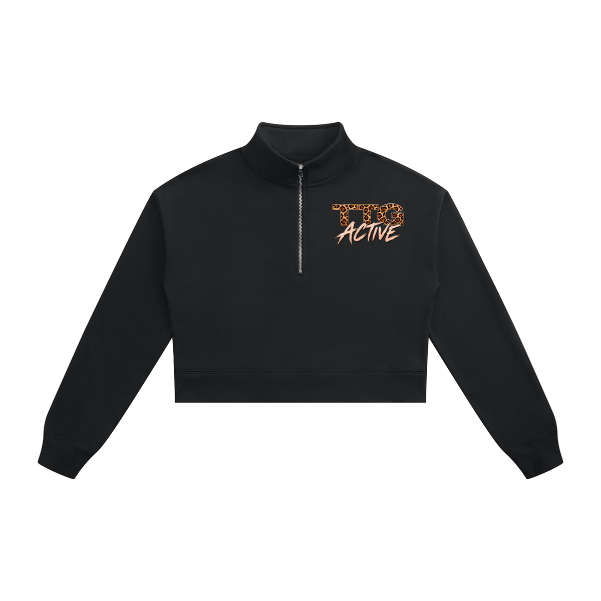 TTG Active Wild Quarter-Zip Crop