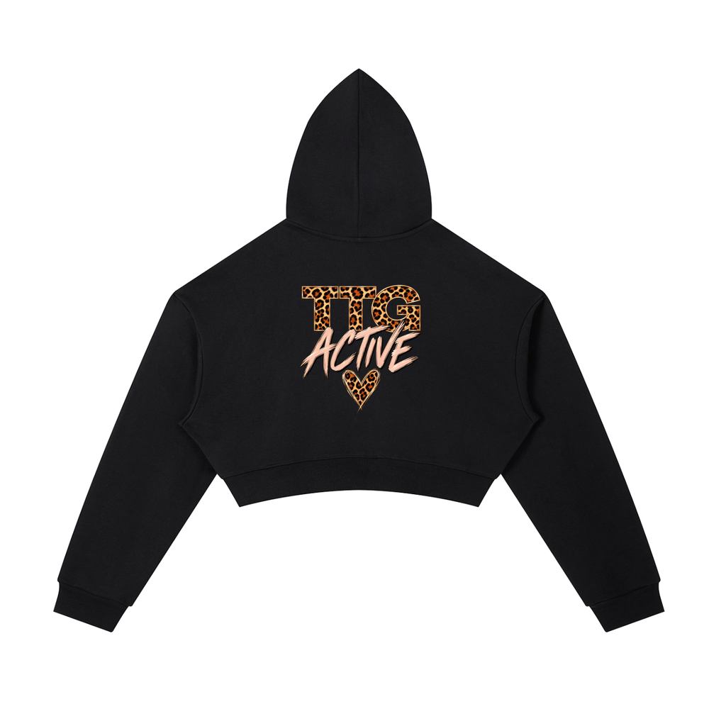 TTG Active Wild Zip Crop Hoodie
