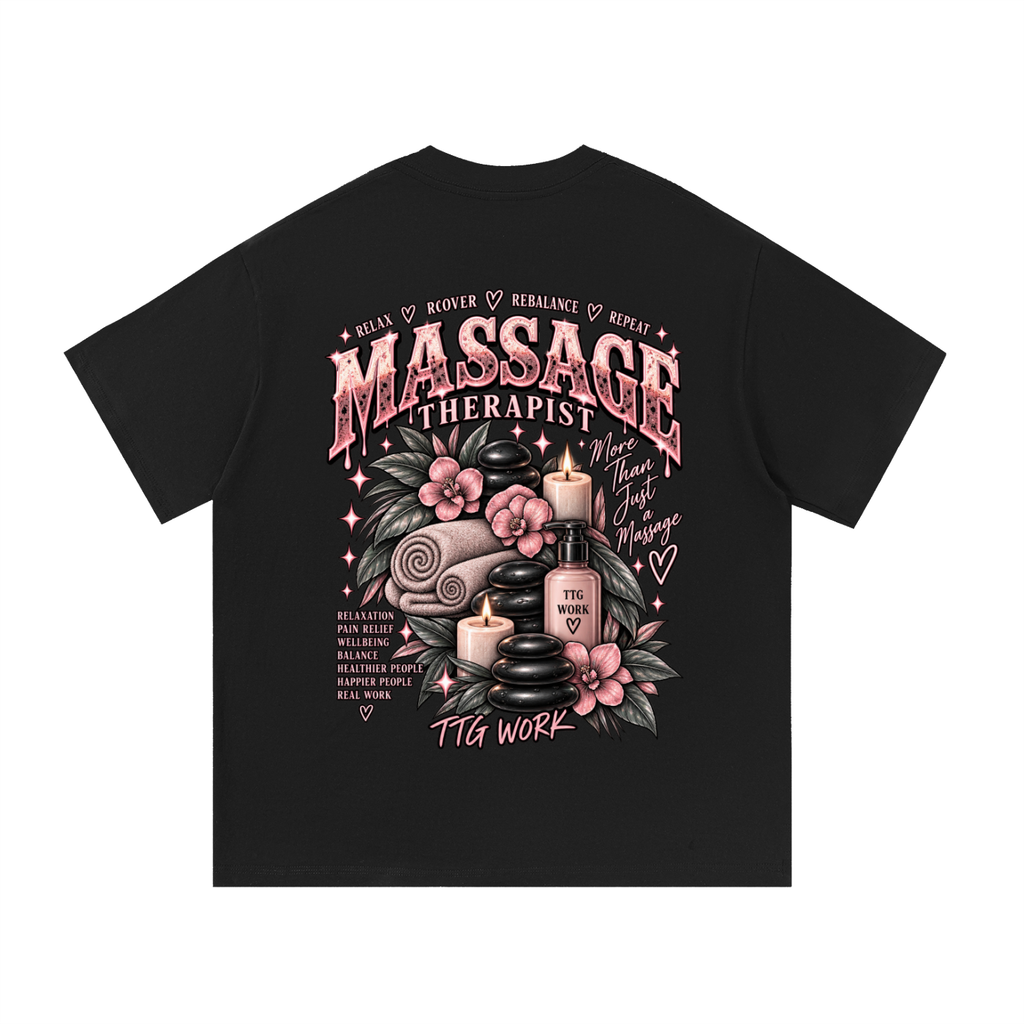 Relax, Recover, Repeat — Massage Therapist Tee