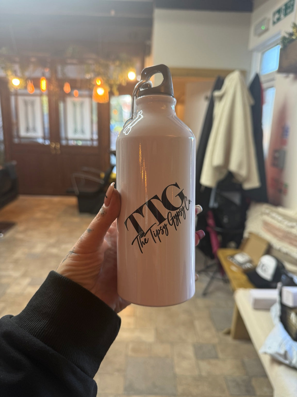 TTG The Tipsy Gypsy Co aluminium water bottle