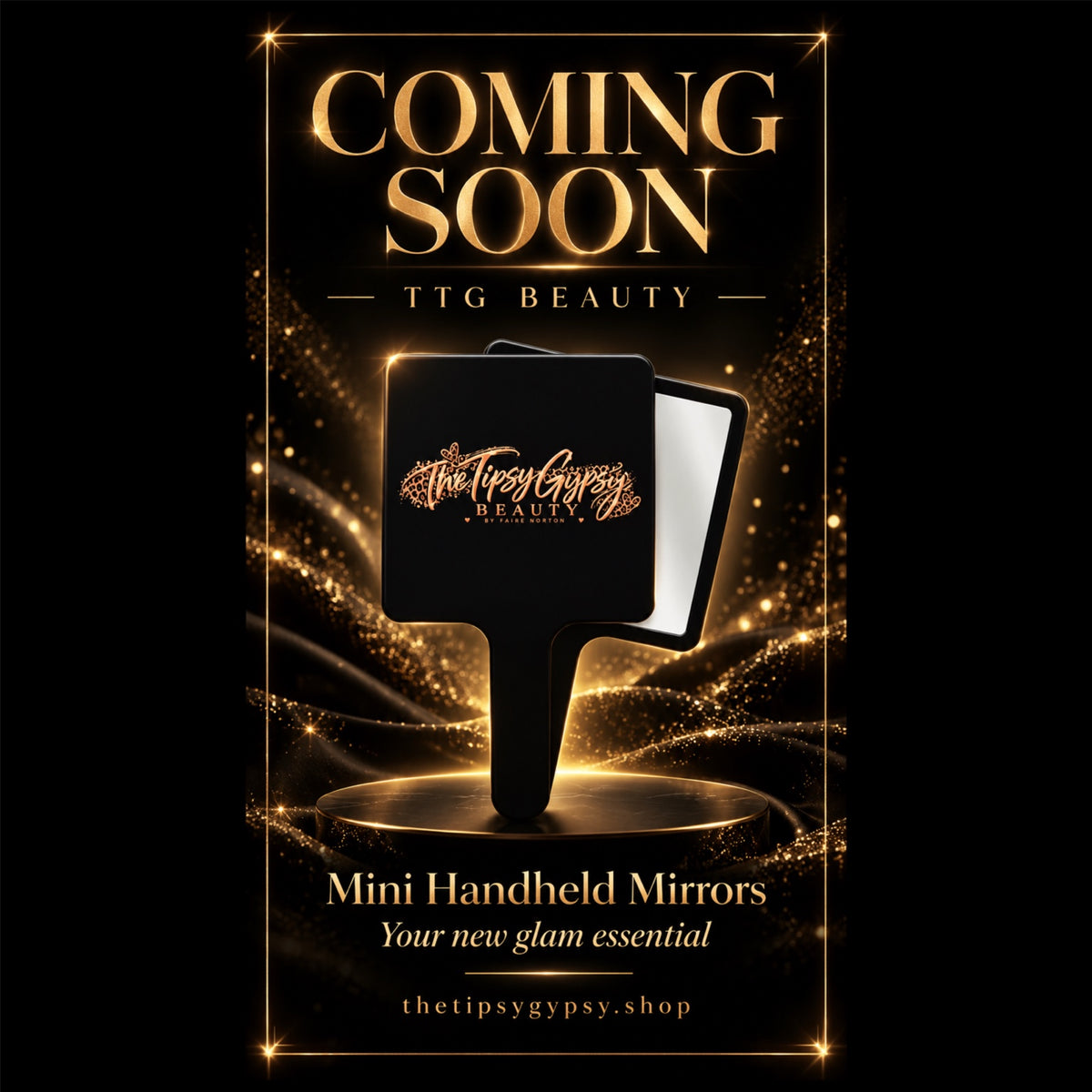 TTG Beauty mini handheld mirror